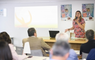 190611 María López, durante su ponencia