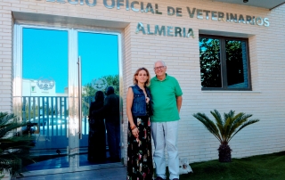 191010 Emilio Gómez Lama y Montserrat Cervantes Llort Concejala de Comercio, Sanidad y Consumo.